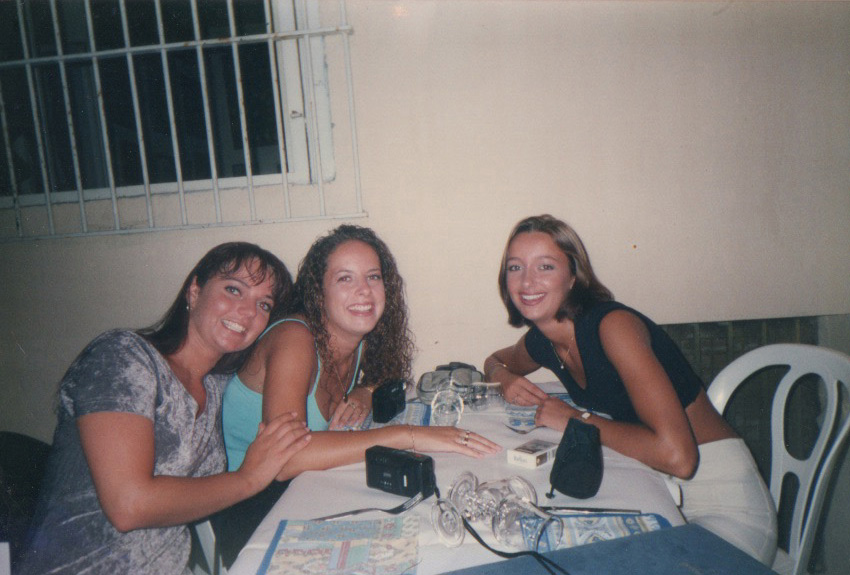 The three of us, Nice old town, July 1998