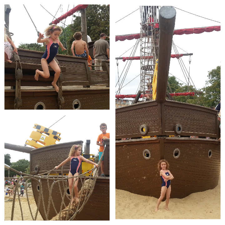 Pirate fun at the Diana memorial playground