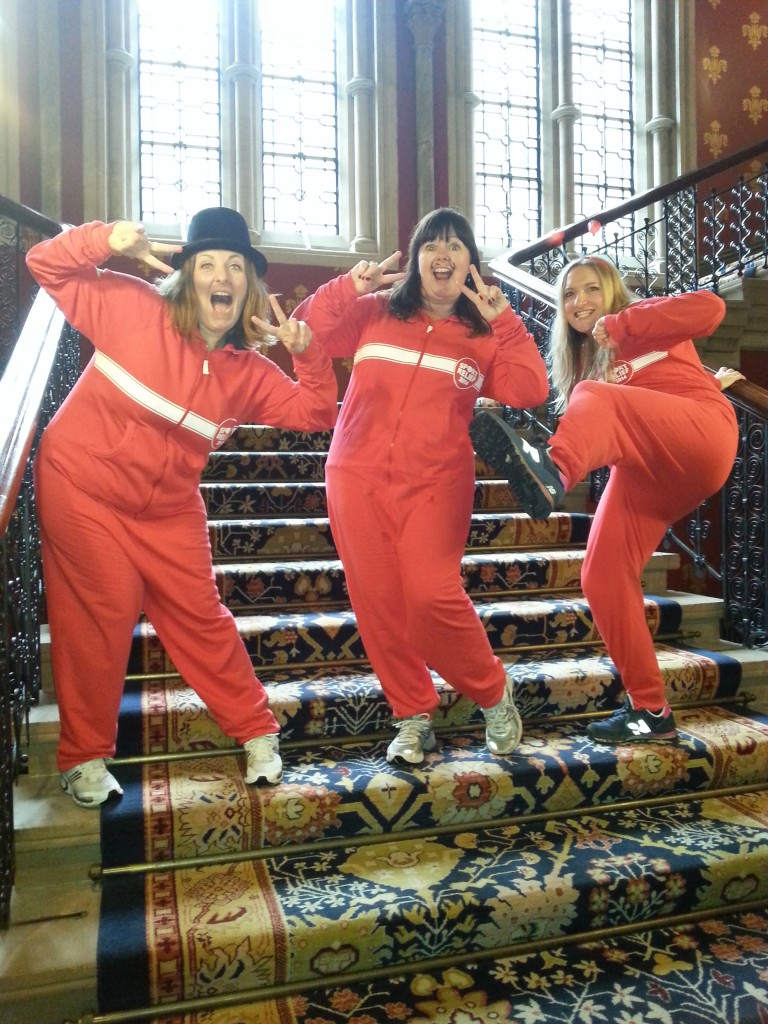 Honkopoly does the Spice Girls, from left to right Sarah from Grenglish, Angela from SE Mags and Alison from Not another mummy blog.