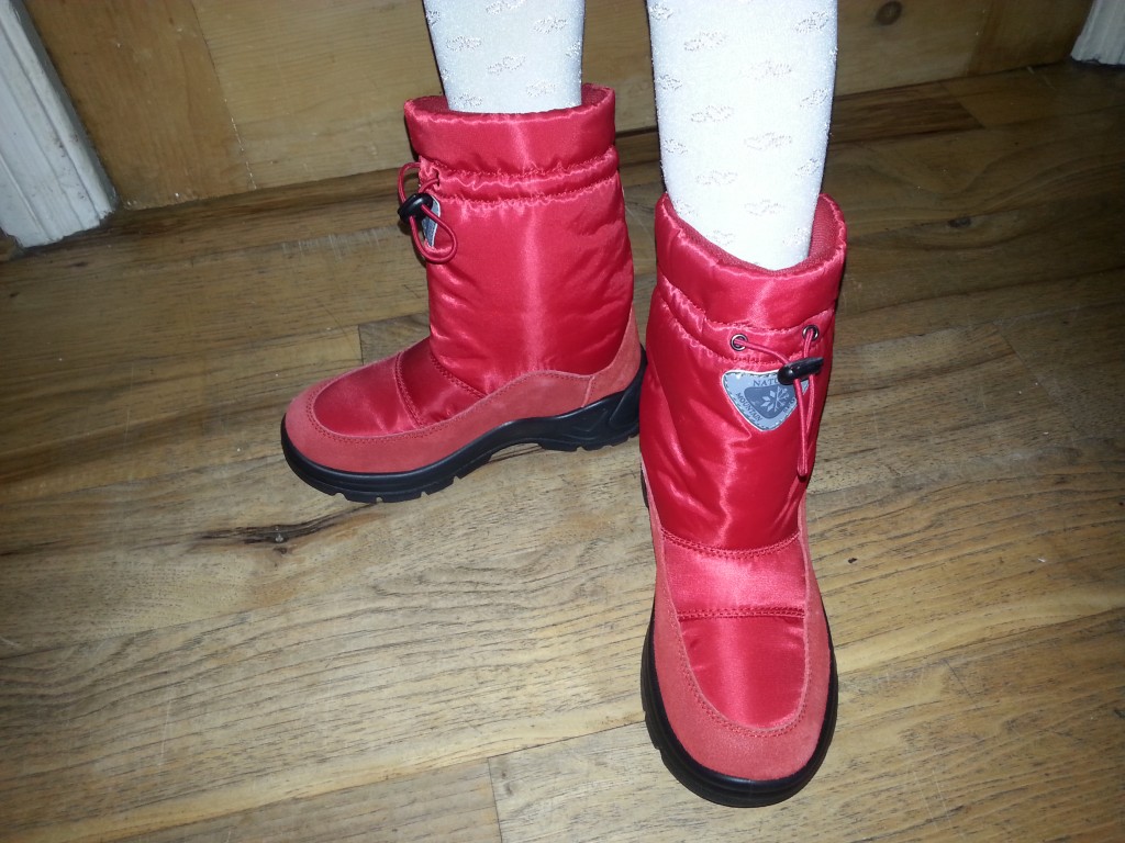 Close-up of Naturino Varna boots