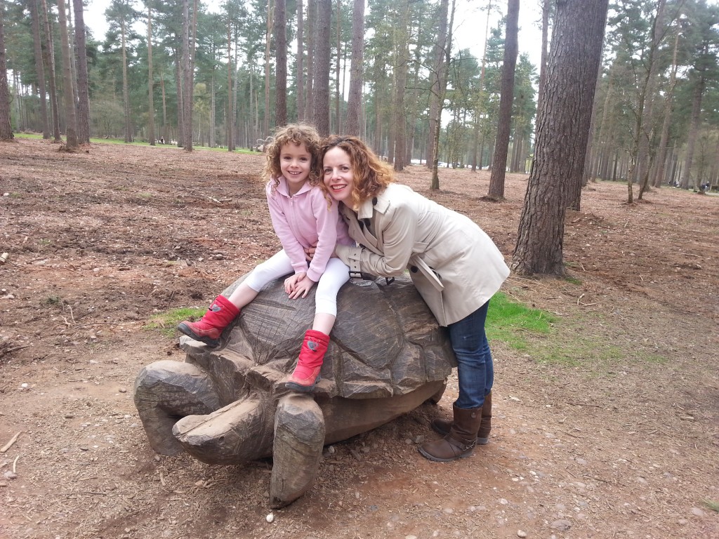 L and me at Cannock Chase Park