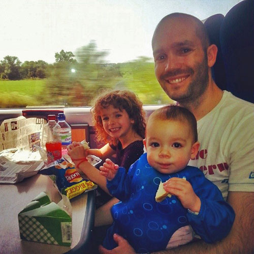 Family lunch on the train www.FranglaiseMummy.com