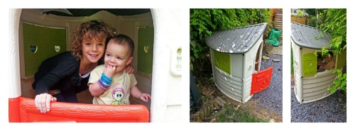 Review of the Smoby Nature Home with Slide from ASDA. www.FranglaiseMummy.com
