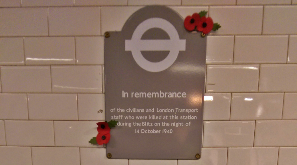 Lest we forget l In remembrance plaque at Balham tube station l www.FranglaiseMummy.com l French and English Parenting and Lifestyle Ramblings